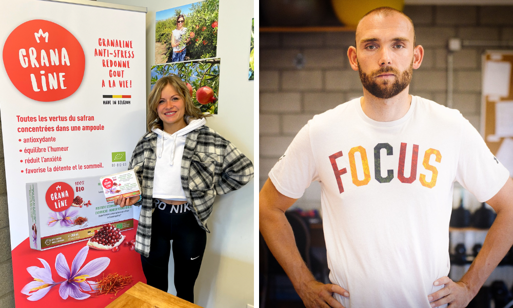 jetsurfeuse Laureen Thellin et pongiste Gaetan Swartenbrouckxs